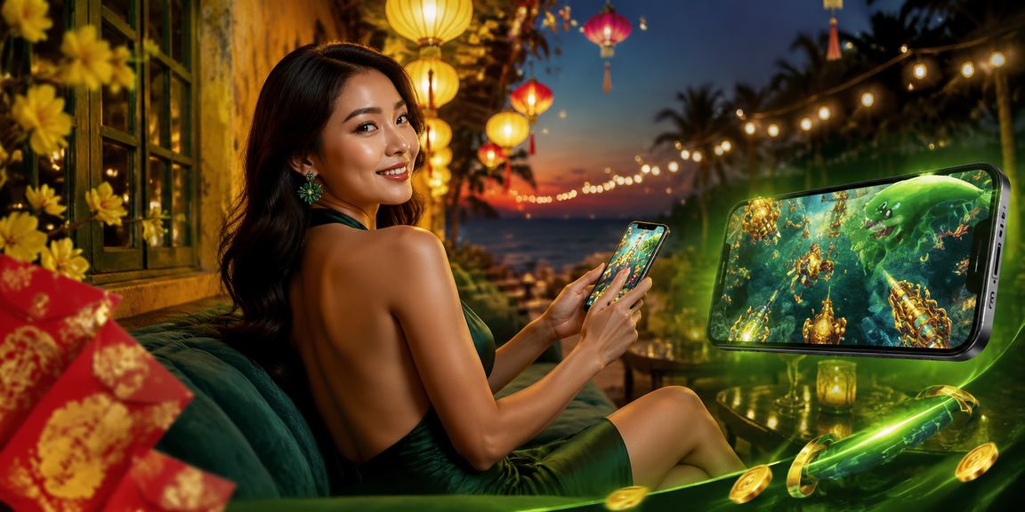 Đèn lồng Hội An lung linh về đêm bên cạnh trò chơi Bắn Cá trực tuyến