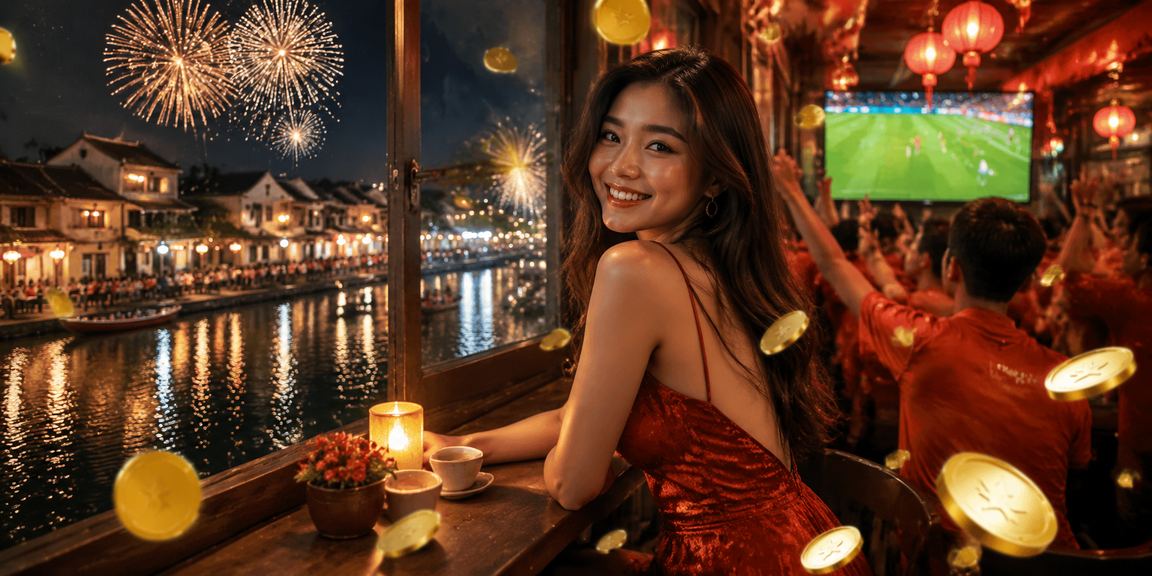 Người dùng Hội An xem kèo thể thao buổi sáng bên ly cà phê Việt Nam